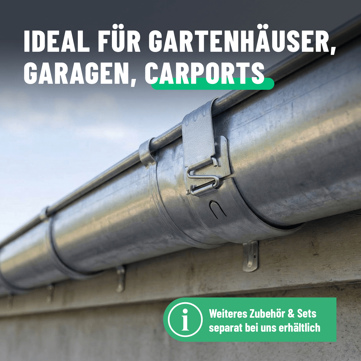 Dachrinnen Verbinder verzinkt