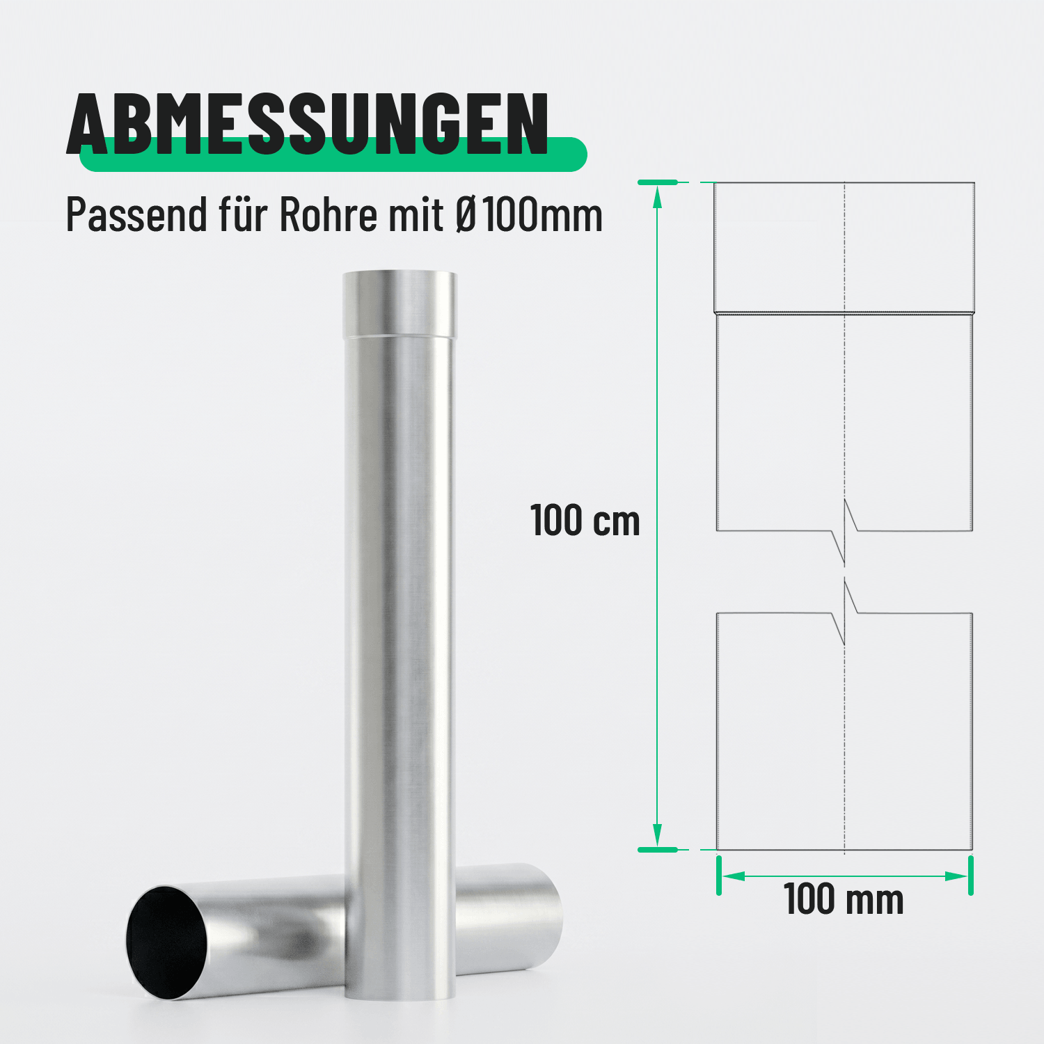 Fallrohr 100mm