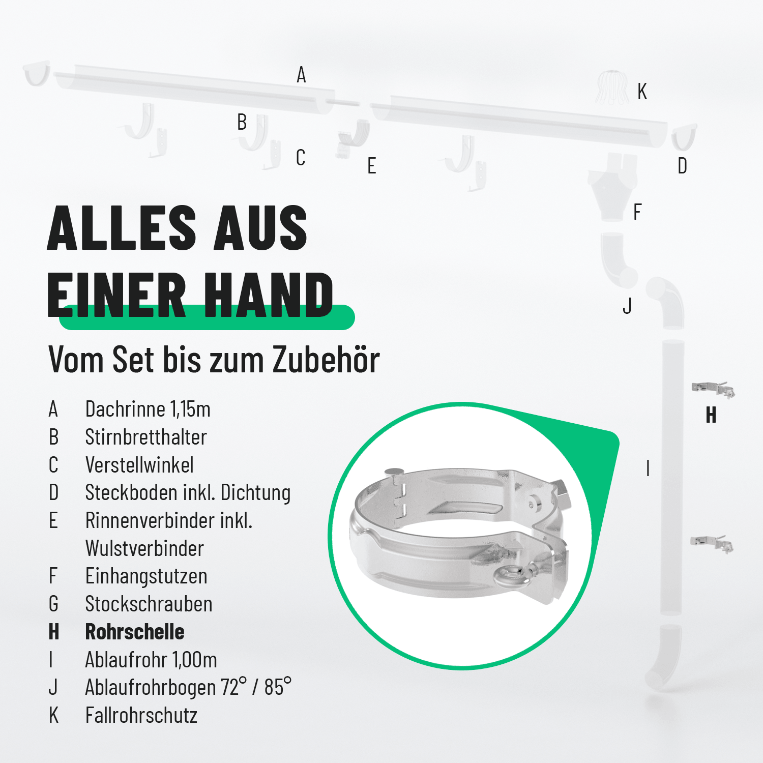 Rohrschelle M10 100mm