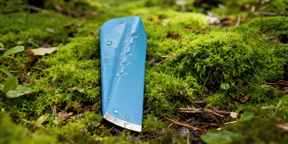 greate Spaltkeil in blauer Signalfarbe 101701