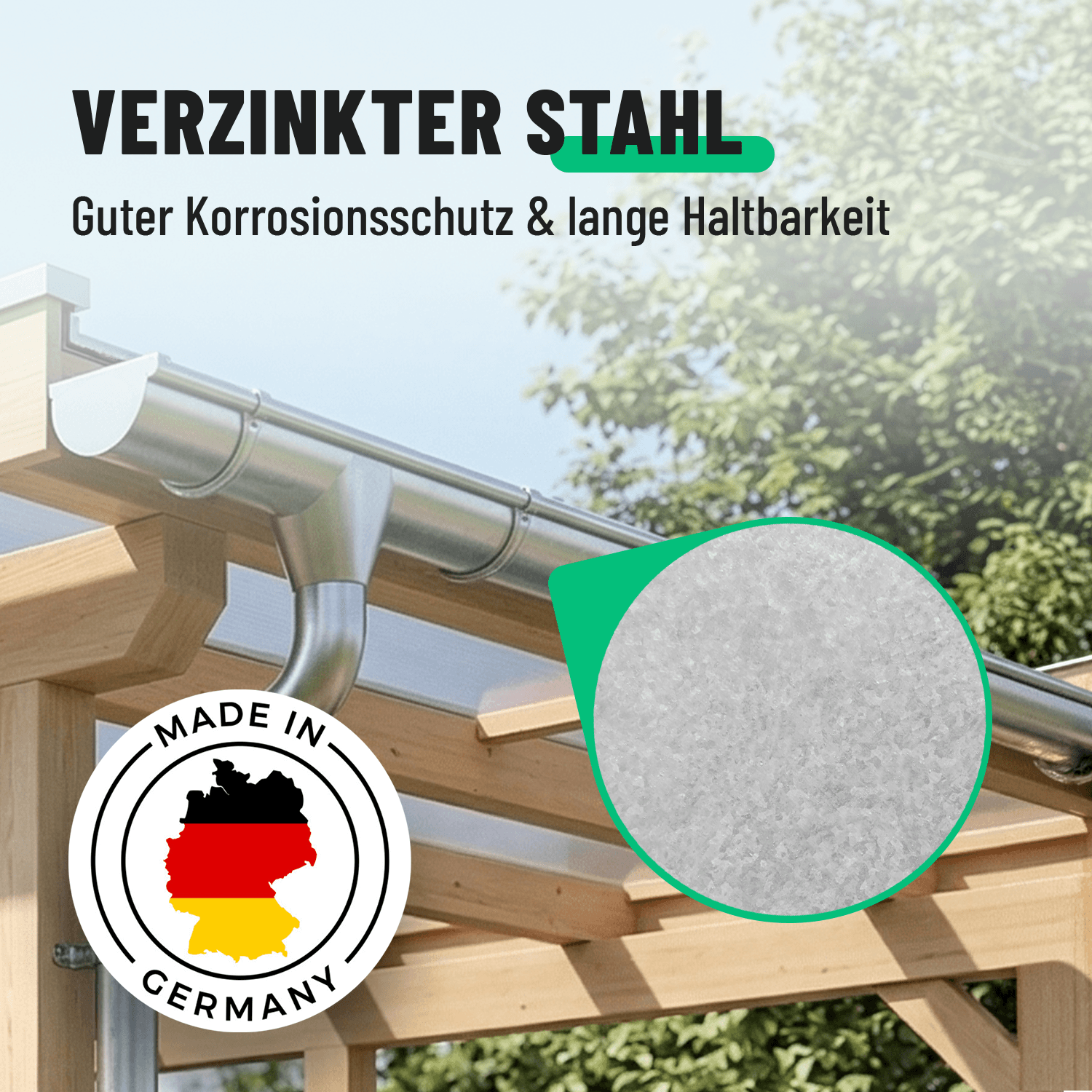 Stirnbretthalter verzinkt für 280 Dachrinne