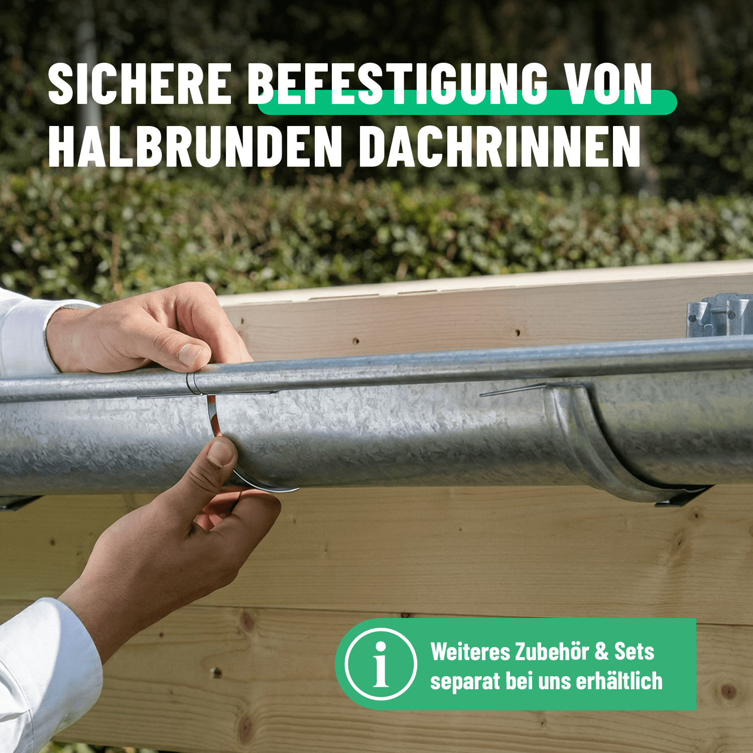 Stirnbretthalter verzinkt für 280 Dachrinne