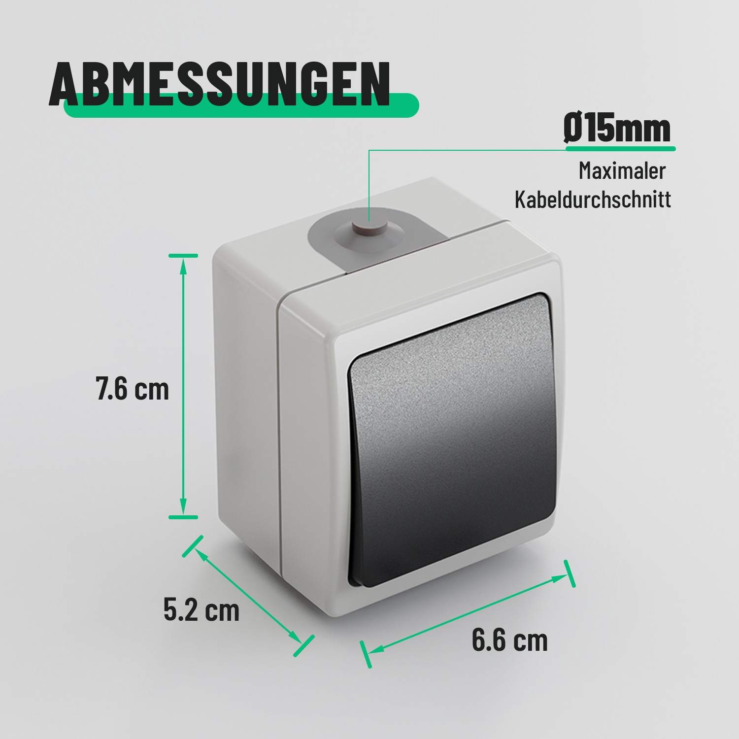 Aufputz Wechselschalter
