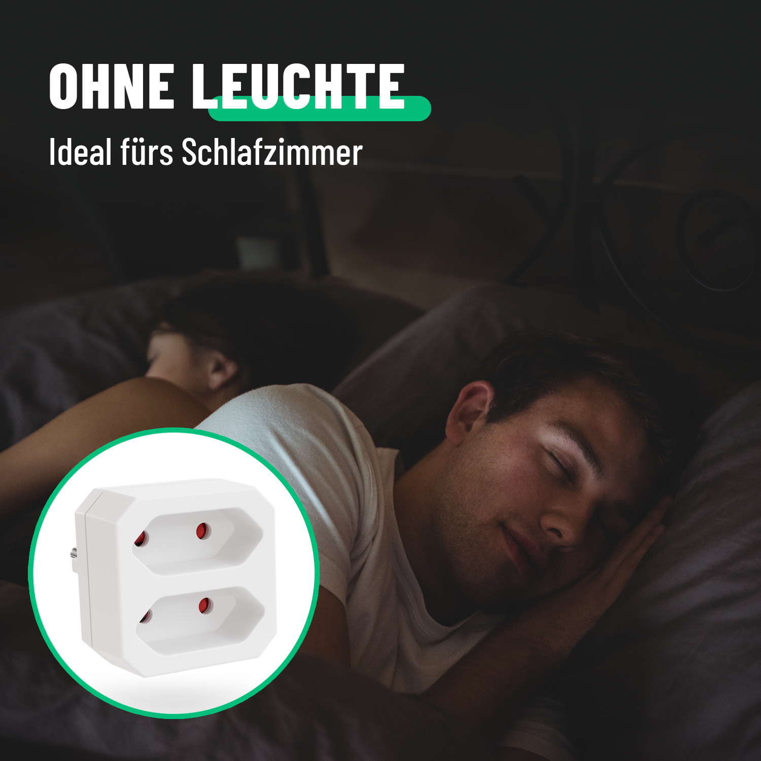 2fach Steckdosenadapter