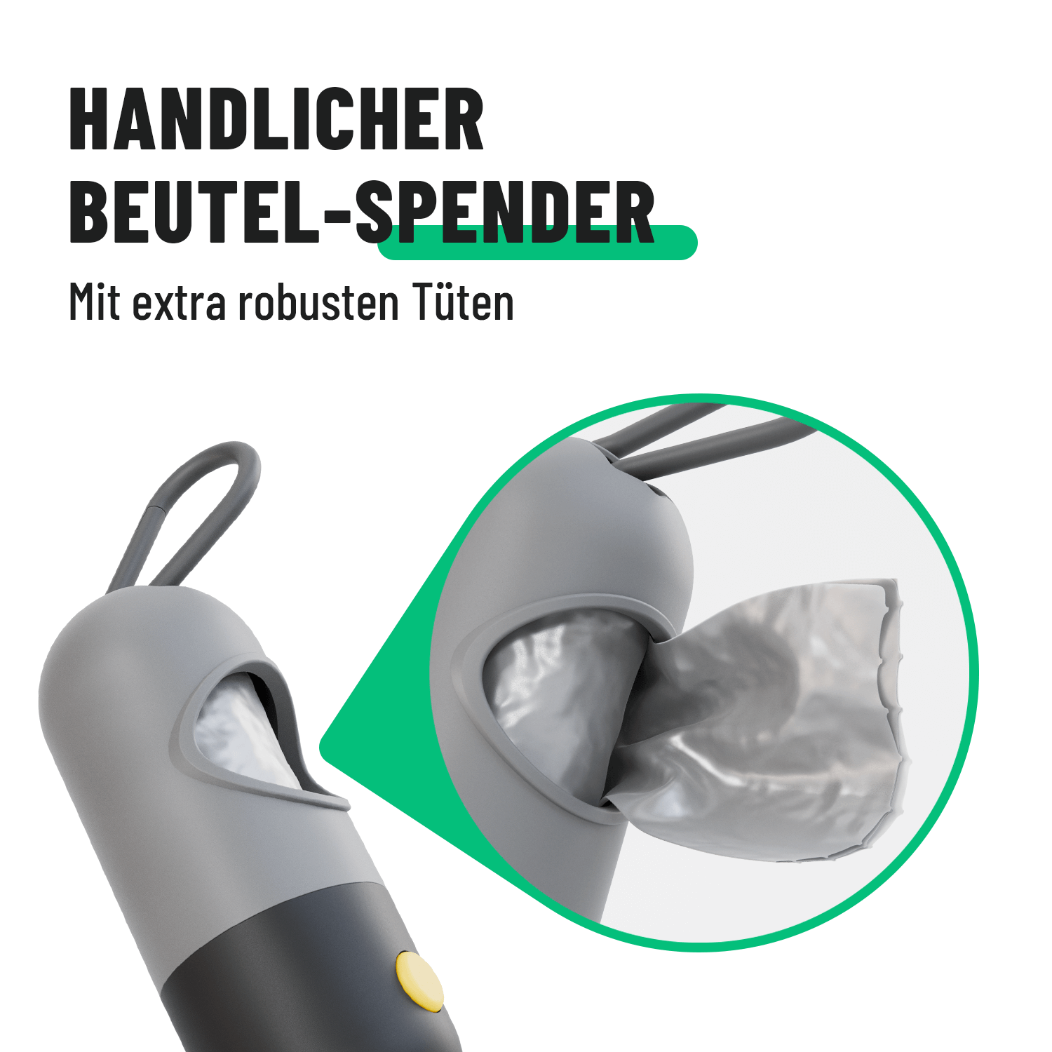 Hundekotbeutelspender handlich ideal für Spaziergänge bei Nacht 201025-3