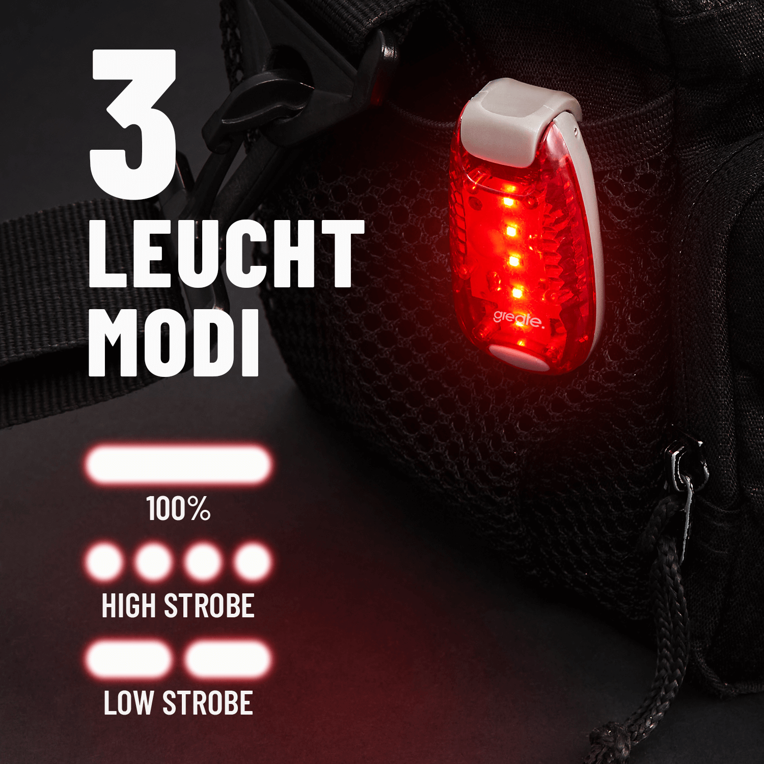 LED Sicherheitslicht Schulranzen mit drei Leuchtmodi 201017-3