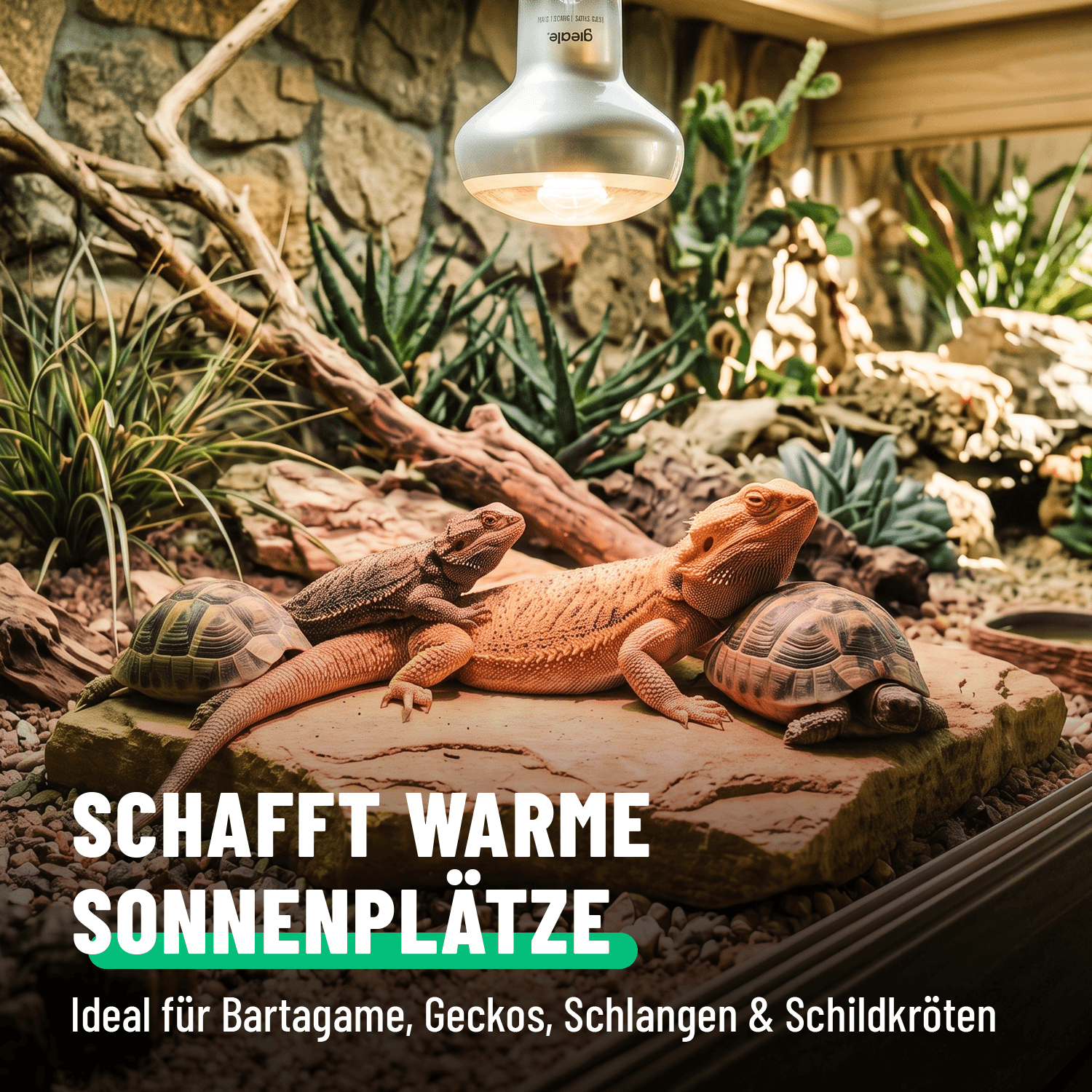 UVA Terrarium Lampe E27 50W