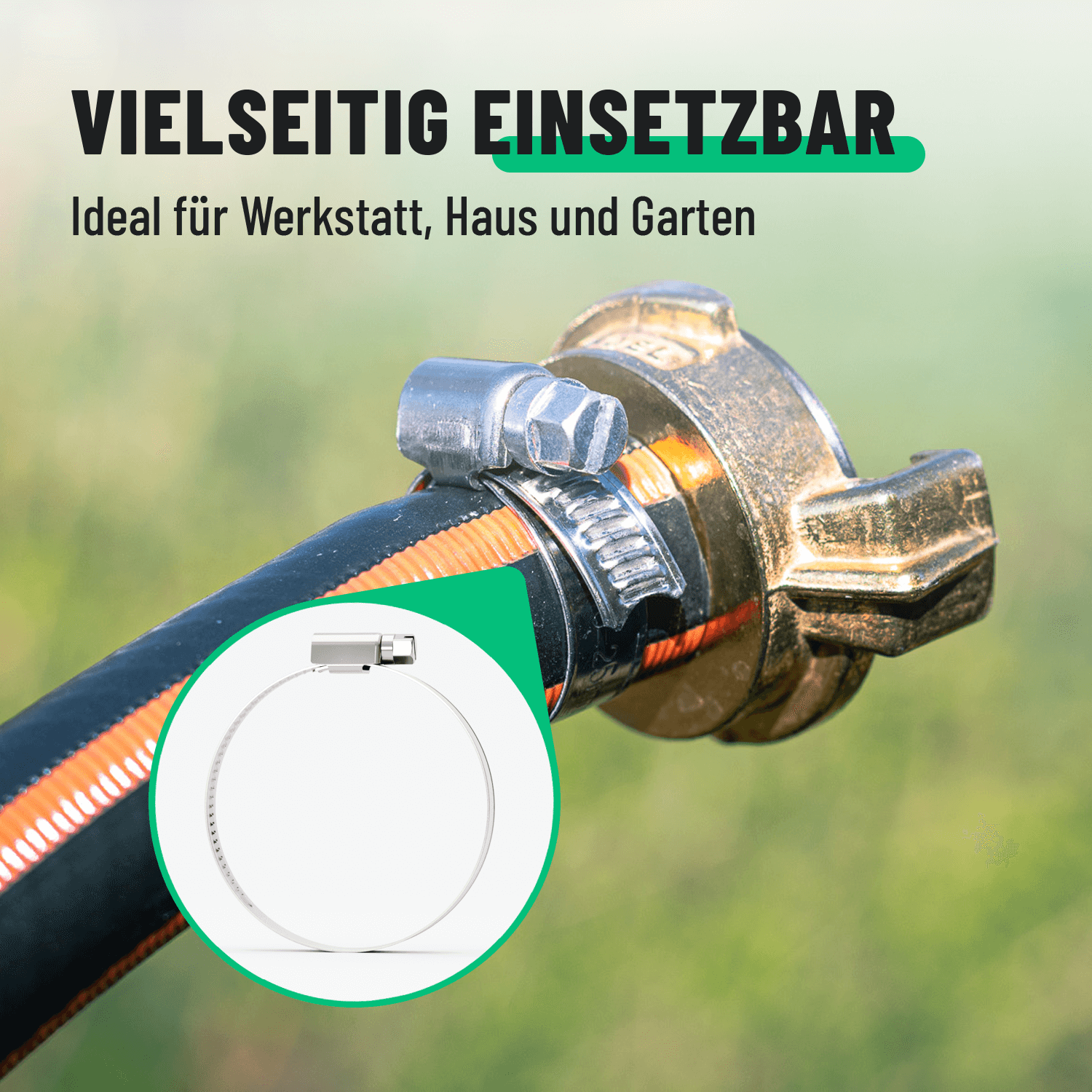 Rohrschelle rostfrei für Pool, Teich und vieles mehr 101302-06-2