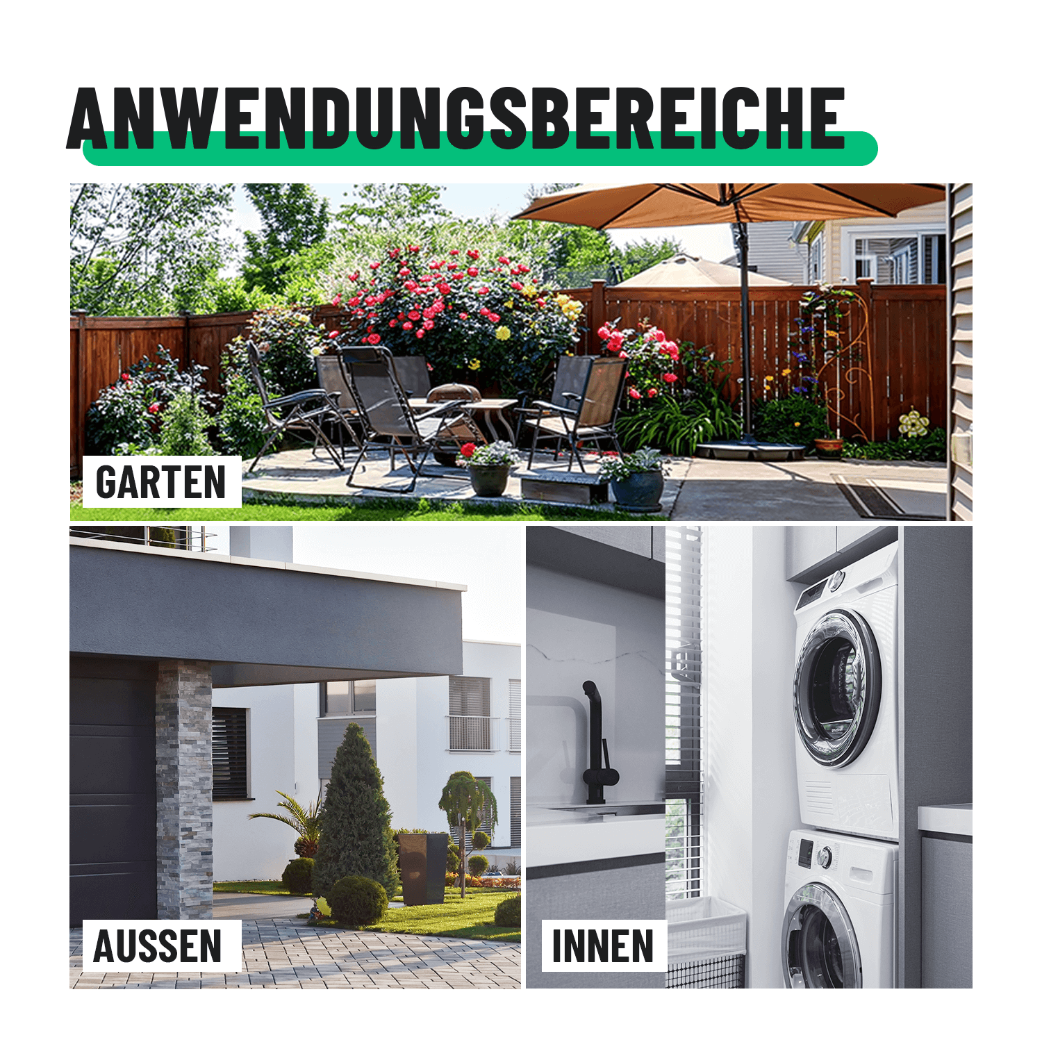 Schalter Steckdose Aufputzsteckdose Anwendungsbereiche für Garten innen und aussen 501050-2