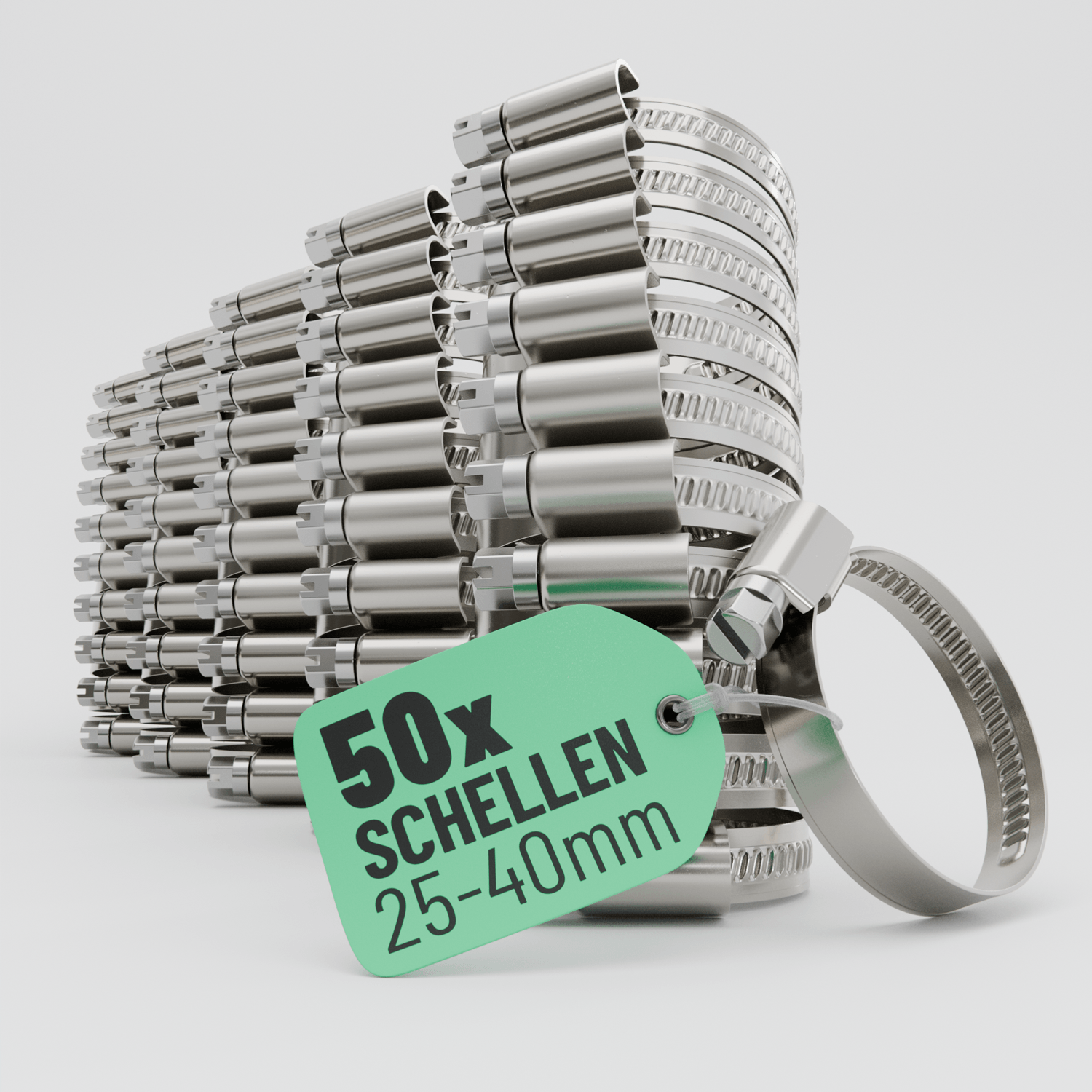 Schlauchschellen Edelstahl 25-40mm