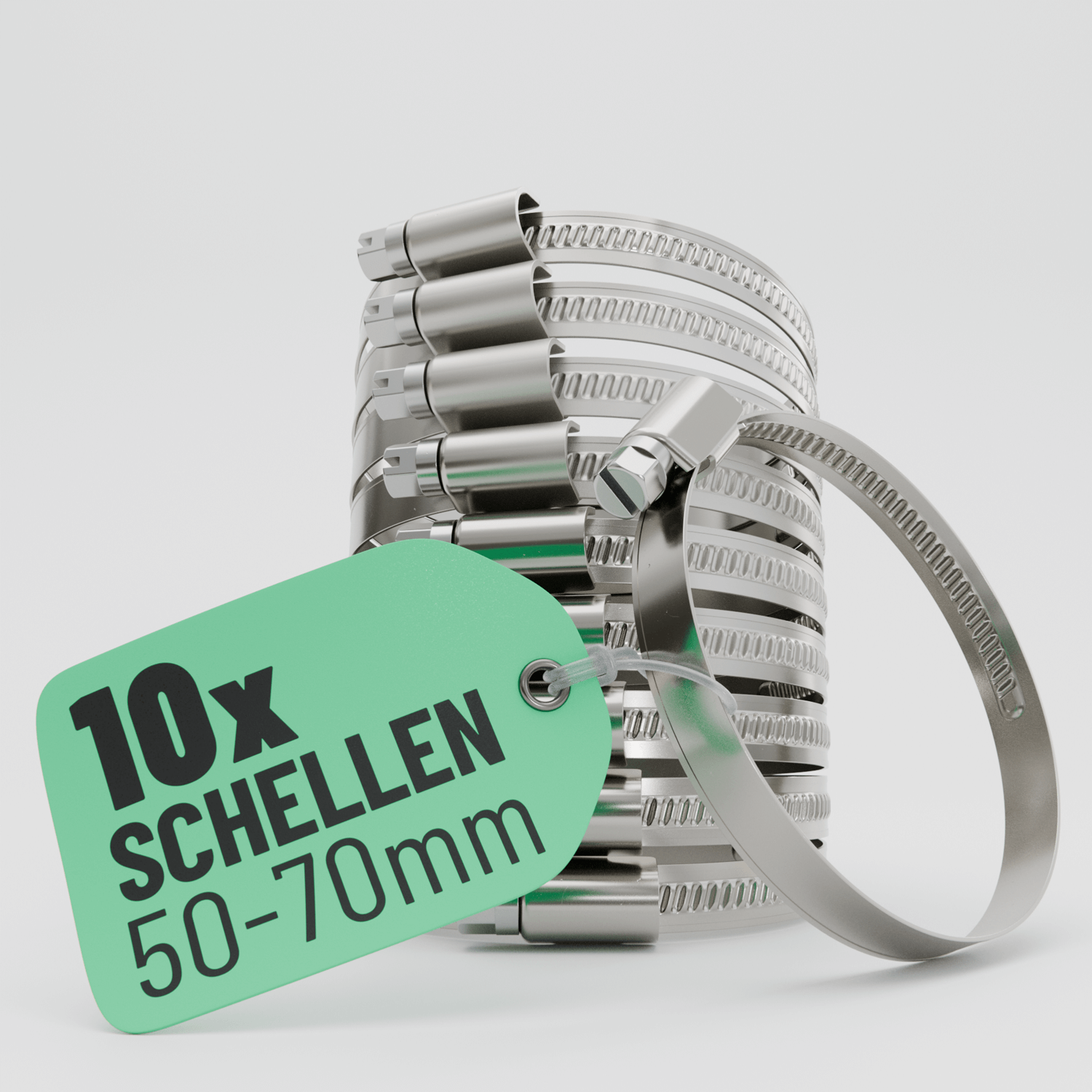 Schlauchschellen Edelstahl 50 bis 70 mm 101306 Hauptbild