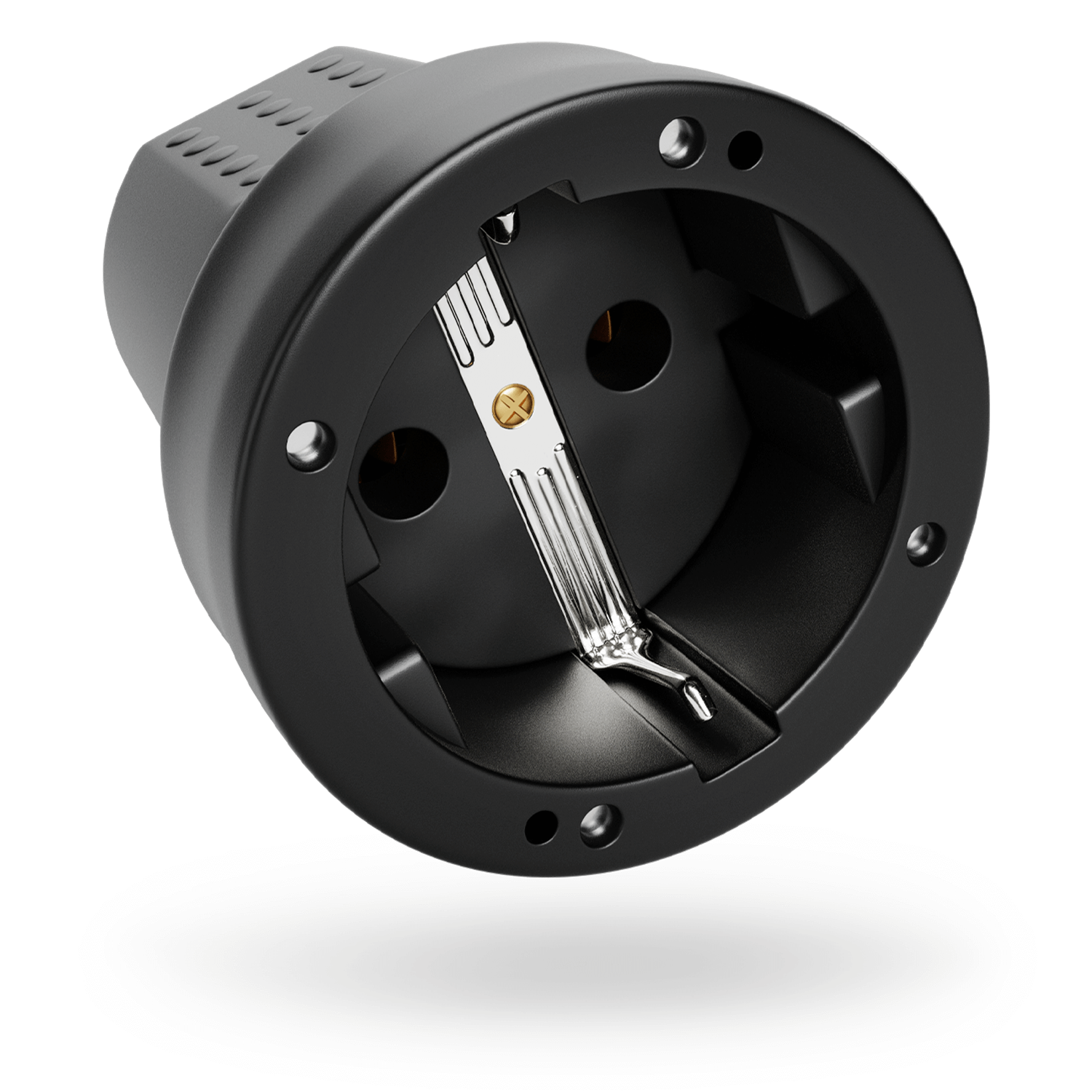 Schutzkontakt Kupplung Kabel Schuko 230V schwarz 230V 16A Gummi 503040 Hauptbild