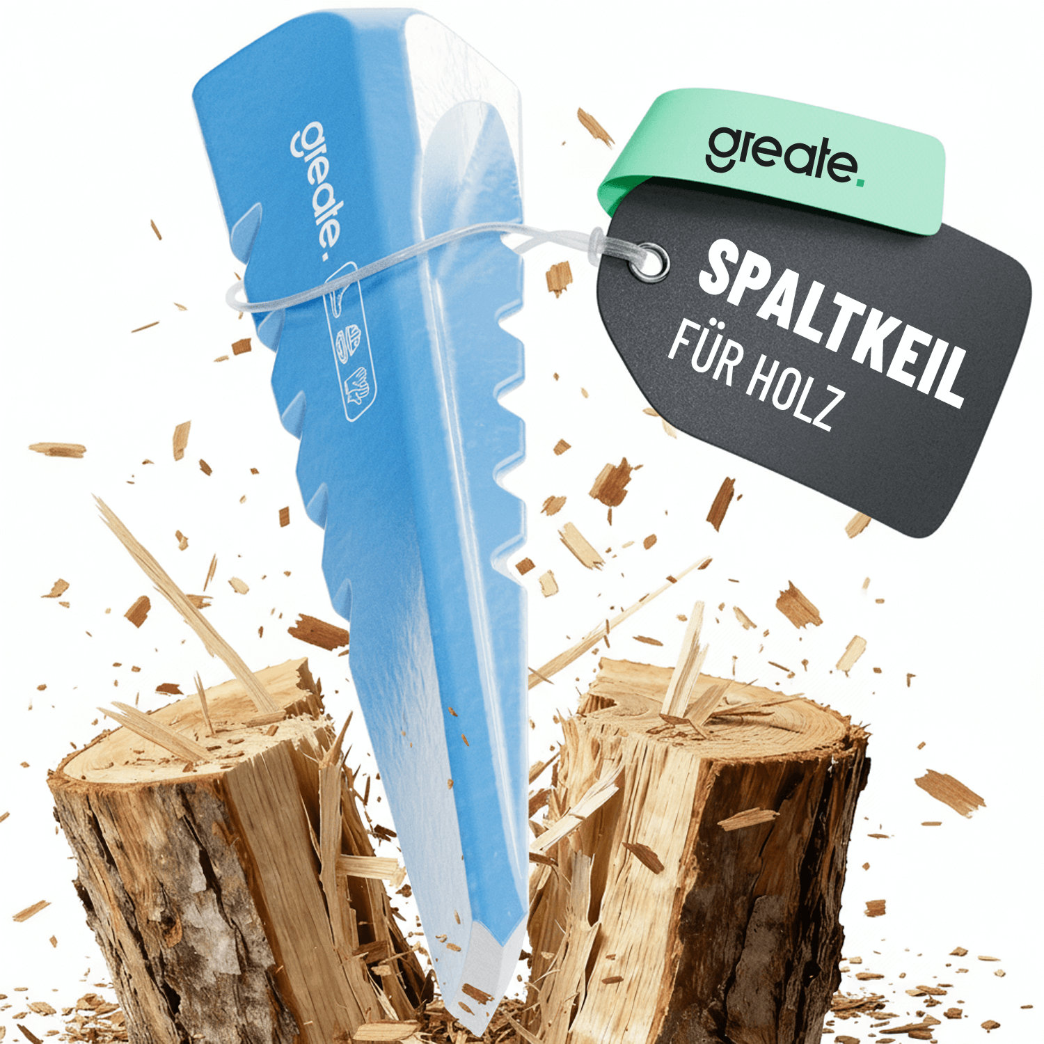Spaltkeil für Holz aus Stahl C45 101701 Hauptbild