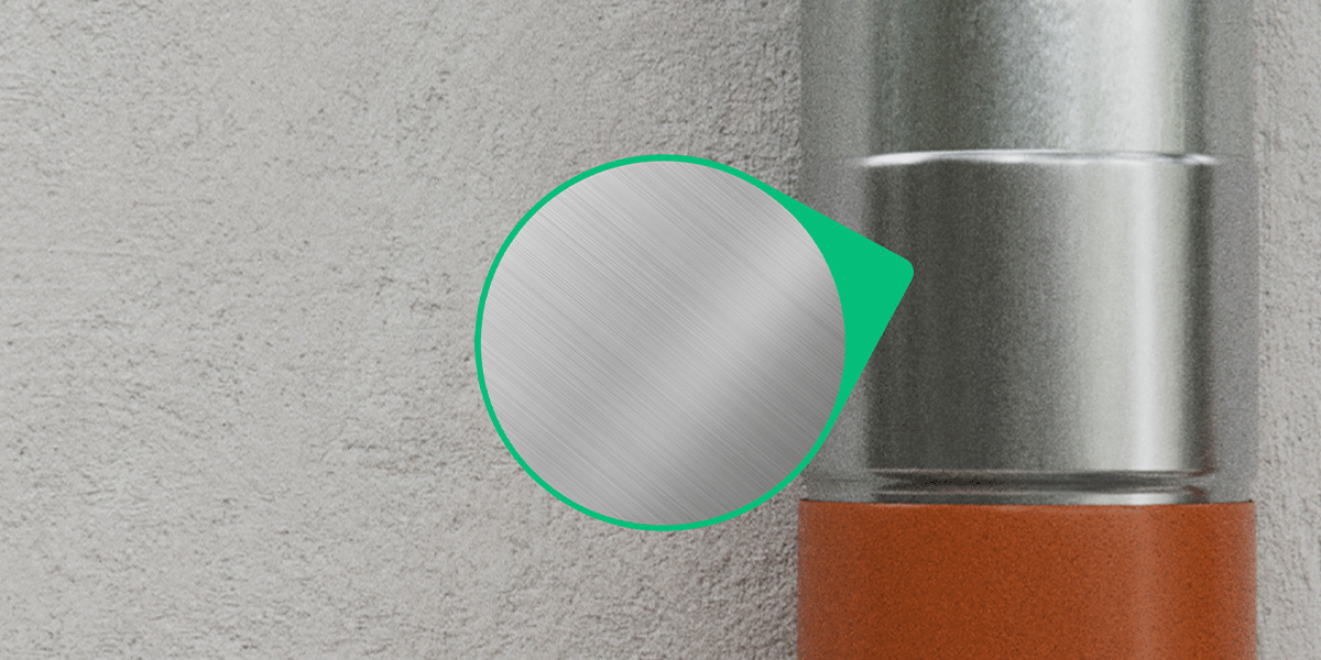 Steckmuffe Fallrohr aus Titanzink 101310