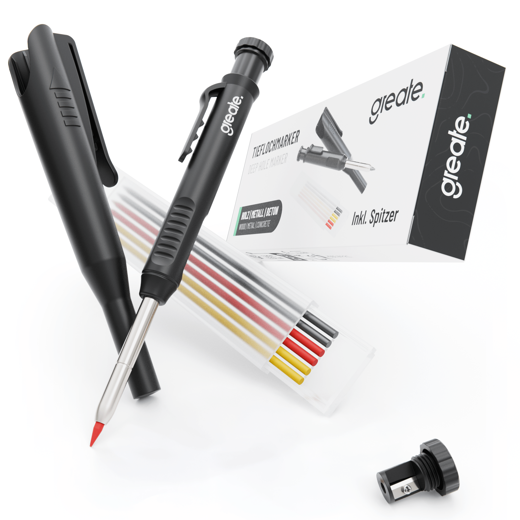 Tieflochmarker Bleistift inklusive 7 Mienen und Spitzer 101207 Hauptbild