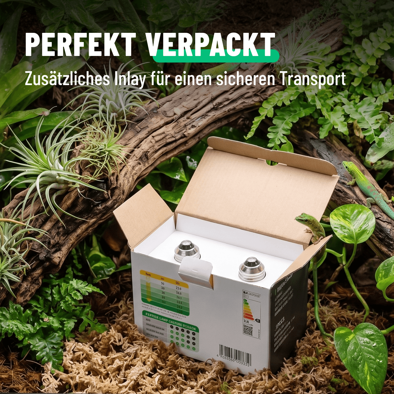 UVA Terrarium Lampe E27 50W