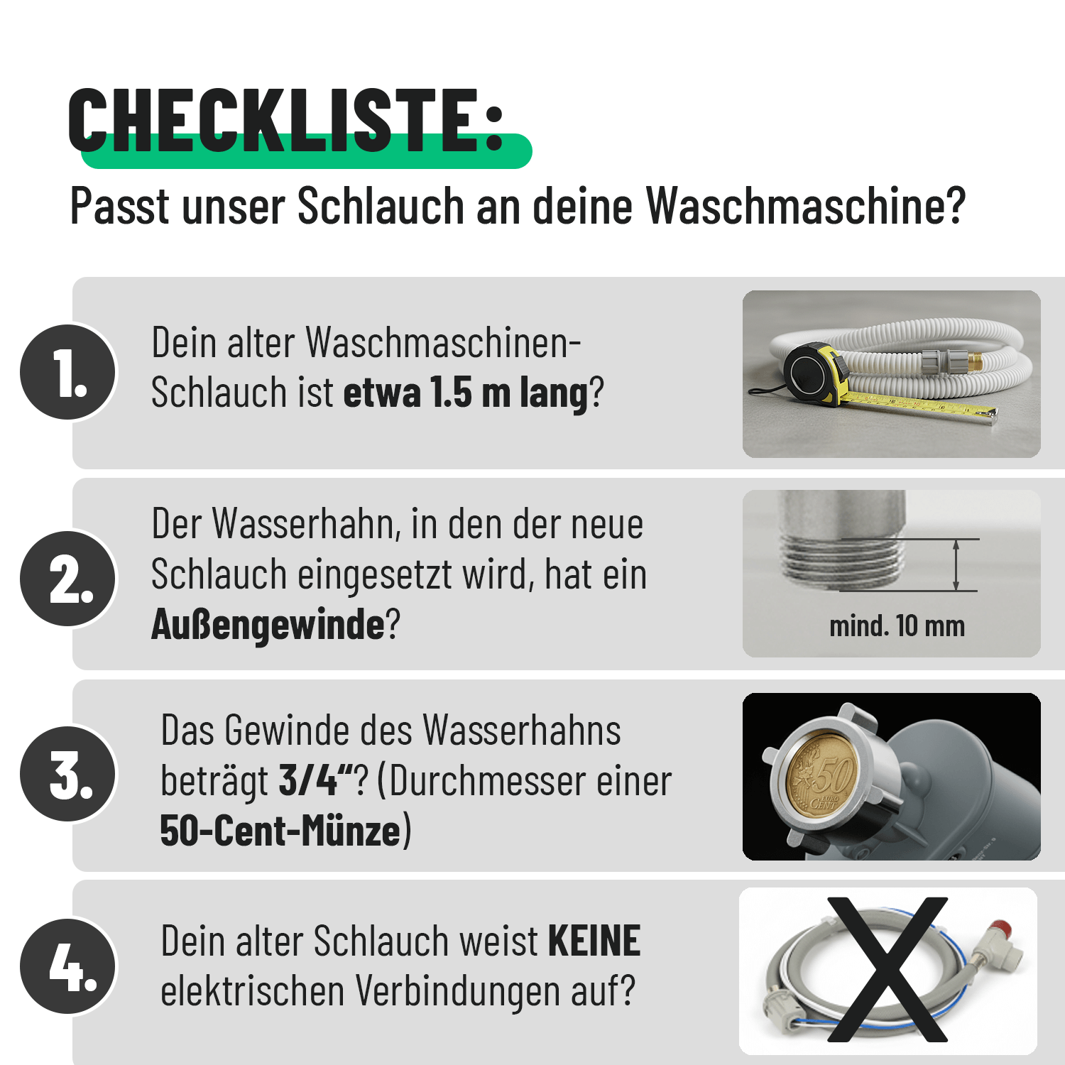 Wasserschutz Schlauch Checkliste 101018-2