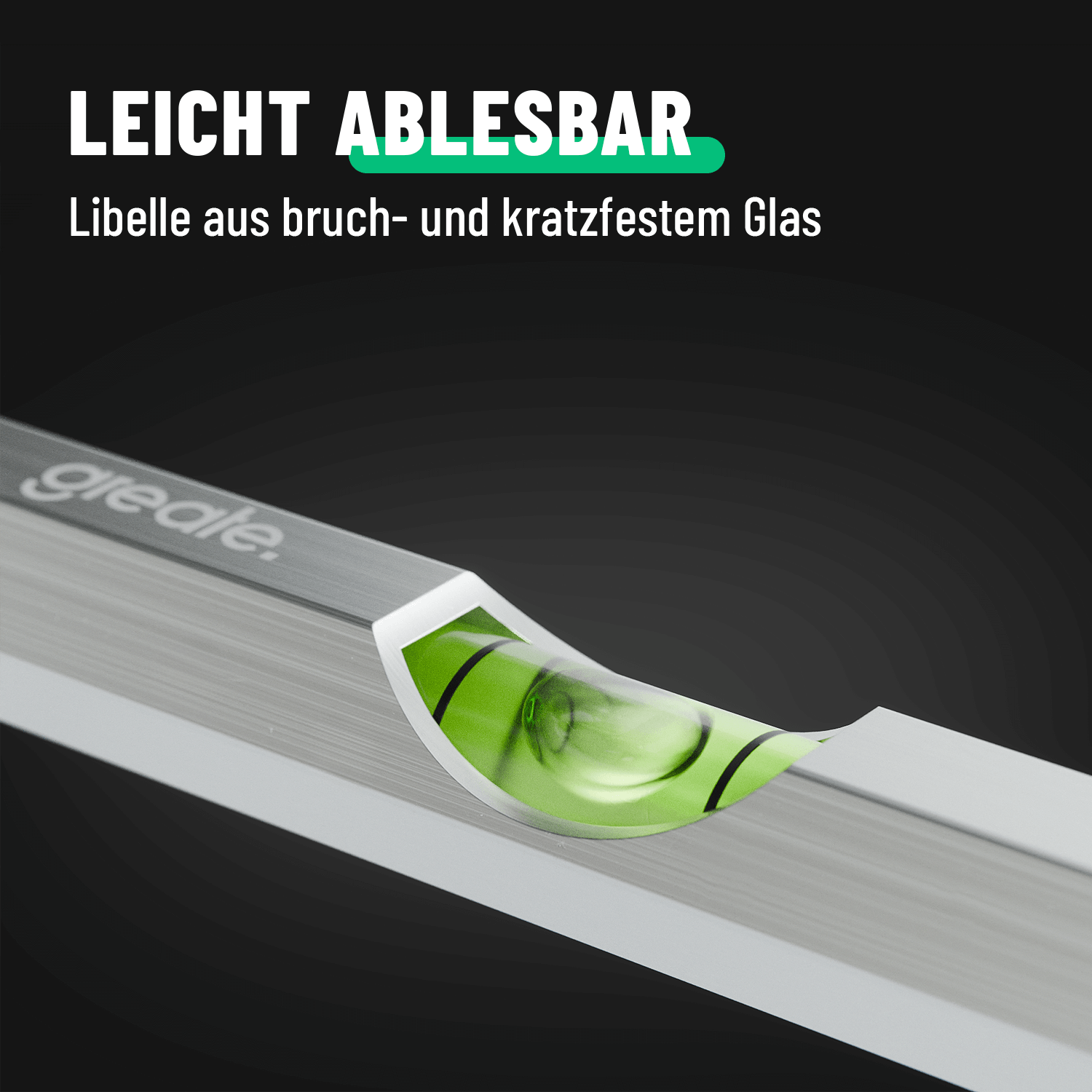 Wasserwaage Schnur Libelle leicht ablesbar 101209-2